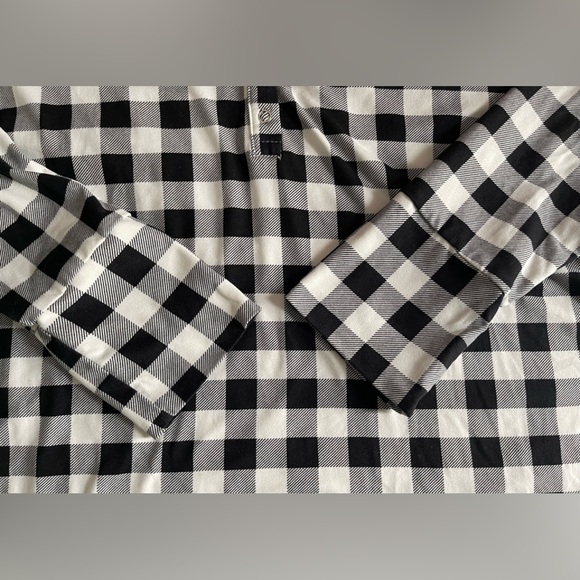 Cynthia Rowley Black & White Checkered 2pc Pj Set Size XL - Picture 7 of 14